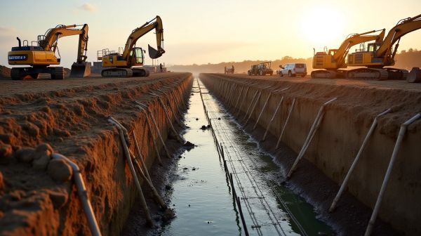Réaliser une tranchée pour un enfouissement de câble efficace dans la Manche